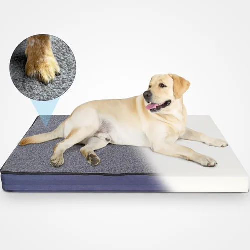 Miniatura 5 de MARUNDA Almohadilla térmica para mascotas al aire libre para perros y gatos – Cama térmica para gatos de espuma viscoelástica 100% impermeable
