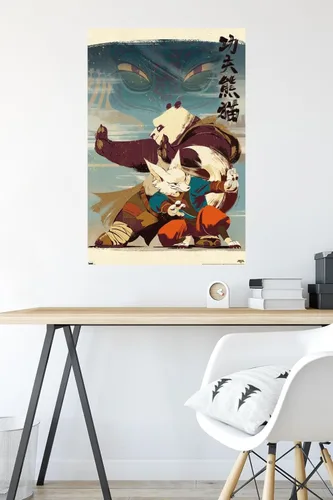 Miniatura 4 de Trends International Kung Fu Panda 4 - Póster de pared, 34 pulgadas de largo x 22.4 pulgadas, versión sin marco