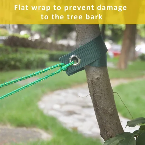 Miniatura 5 de Kit de estaca para árboles, estacas de árbol en espiral resistentes para árboles inclinados, solución enderezadora para árboles jóvenes en mal tiempo