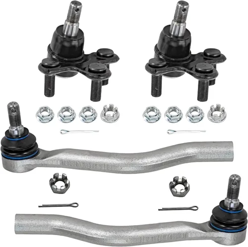 Miniatura 140 de Detroit Axle – Kit de suspensión delantera para Hyundai 2013-2018 Santa Fe 2 enlaces de barra de estabilizador 4 varillas de amarre interiores