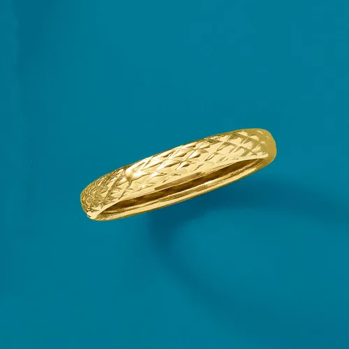 Miniatura 4 de Ross-Simons 18kt Yellow Gold Quilted Textured Ring