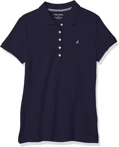 Miniatura 4 de Nautica Polo de algodón de manga corta con 5 botones para mujer