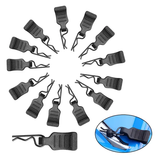 Clips de cuerpo RC con lengüetas de tracción 1/24 1/28 RC Clips para RC Truck Crawler Drift Buggy Compatible con Axial SCX24 WLtoys K969 K989 P929