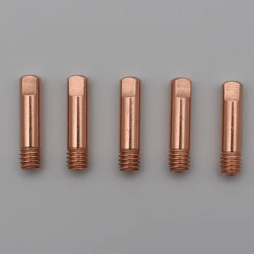Miniatura 4 de 15AK MB15 antorcha de soldadura MAG MIG punta de contacto .023'' & 0.6mm M6x25mm 20pk