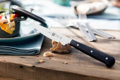 Miniatura 2 de ZWILLING 39029002-0 Steakset con Welle, 4 TLG, Edelstahl, negro/plata