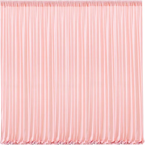 Miniatura 32 de Cortinas de Fondo Beige - Cortinas de Poliéster Sin Arrugas para Fotografía, Cortinas de Fondo para Fiestas, para Decoraciones de Baby Shower