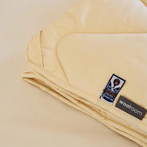 Miniatura 7 de WOOLROOM Edredón Deluxe Lavable a Máquina, Edredón de Lana Británica de Peso Medio Tamaño Individual para Todas las Estaciones - 100% Natural