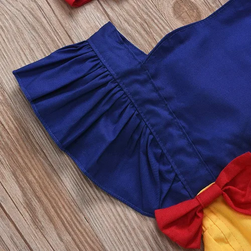 Miniatura 4 de Mameluco para niñas recién nacidas ropa de verano para cosplay de color blanco nieve