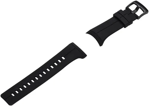 Miniatura 4 de Correa de reloj compatible con Suunto Spartan Ultra HR, correa clásica de repuesto de goma suave para reloj inteligente Suunto Spartan Ultra HR Negro