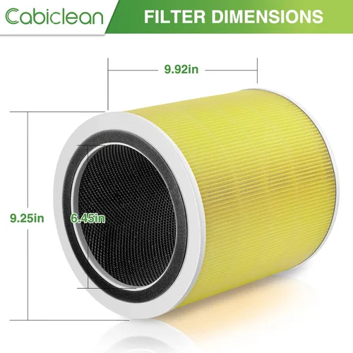 Miniatura 4 de Cabiclean Filtro de repuesto Core 400S para el cuidado de mascotas LEVOIT Core 400S Smart WiFi purificador de aire, 3 en 1 H13 True HEPA, carbón