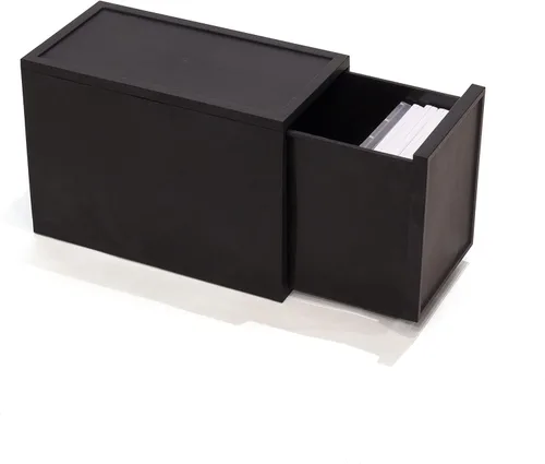 Miniatura 12 de ASTAGE Cajón de plástico con bloque de cajones apilables, almacenamiento modular, cajón de almacenamiento para el hogar, armario, sala de estar