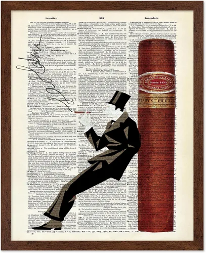 Miniatura 18 de Poster Master Póster de Arte del Diccionario - Impresión Retro de Mujer Soldadora - Arte de Sándwich de Queso a la Parrilla - Regalo para Ella
