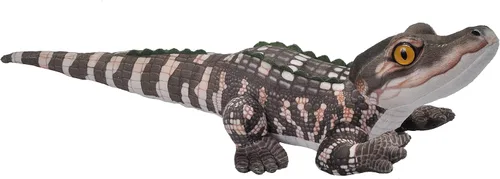 Wild Republic Living Stream Baby Alligator de 12 pulgadas, regalo para niños, juguete de peluche, gran regalo novedoso para pescadores y deportistas