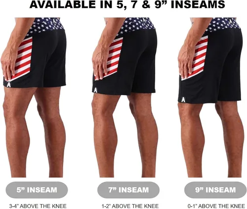 Miniatura 2 de Anthem Athletics Isoflex Workout Shorts Men 5 Inch Inseam Zipper Pocket Training, Athletic, Running, Lifting, Gym Shorts
