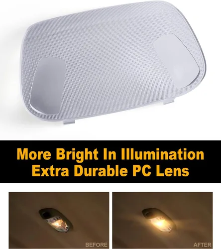 Miniatura 5 de Cubierta de lente de lámpara de cúpula transparente cubierta interior de luz compatible con Ford F-250 F-350 F-450 F-550 Truck 1999-2007