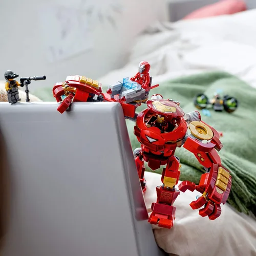 Miniatura 3 de LEGO Marvel Avengers Iron Man Hulkbuster Versus A.I.M. Agent 76164, genial, interactivo, juego de los Vengadores de construcción de ladrillos