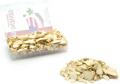 Miniatura 4 de Hsu's SKU 0126-4 Cultivado en Wisconsin Rodajas mixtas de ginseng americano 0126-4 Caja de 4 onzas