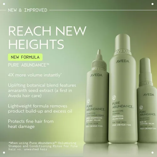 Miniatura 8 de Aveda Pure Abundance Volumizing Shampoo Shampoo For Fine Hair Removes Product Build-Up And Excess Oil 4X More Volume* Notes of Jasmine