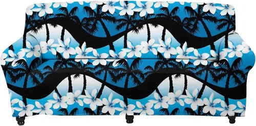 Miniatura 28 de Forchrinse Funda de sofá con estampado navajo africano para sofá de 1 cojín, funda elástica para sofá, protector de muebles para casa rural, hogar