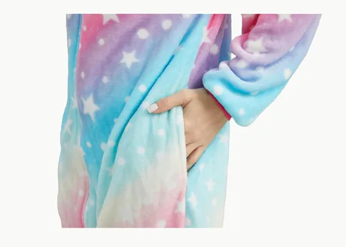 Miniatura 6 de NewCute Pijama unisex de una pieza de unicornio para adultos, disfraz de Halloween