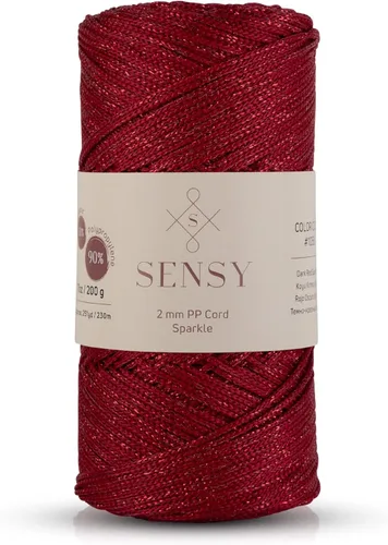 Miniatura 137 de Sensy Premium Cuerda de Poliéster de 2mm 251 Yardas Cuerda de Polipropileno 100% Cordón de Macramé 2mm Cordón para Bolsa de Ganchillo Cuerda