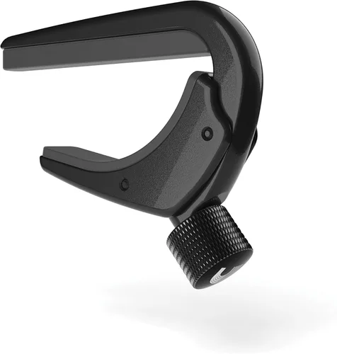 Miniatura 11 de D'Addario Cejilla de guitarra - NS Artist - Para guitarras eléctricas y acústicas de 6 cuerdas - Uso de una sola mano - Soporte de púas integrado