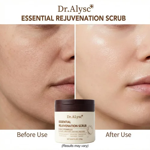 Miniatura 5 de Essence Exfoliante revitalizante con cúrcuma ácido glicólico niacinamida tratamiento para pieles sensibles, exfoliante suave y cremoso de lavanda