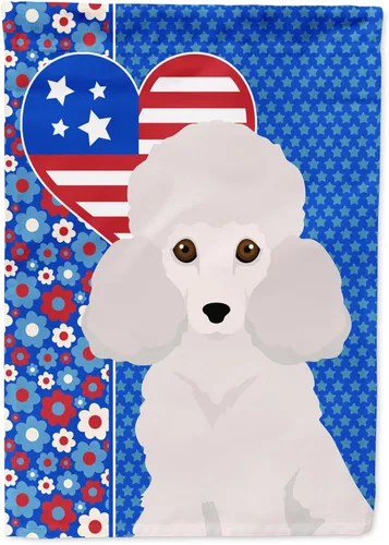 Miniatura 99 de Caroline's Treasures WDK5119GF - Bandera de jardín americana de Airedale Terrier de Estados Unidos, color negro y tostado, bandera decorativa