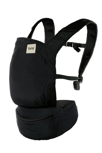 Miniatura 9 de Baby Tula Lite - Portabebés compacto de nailon Ripstop, ligero y ergonómico para viajes, con práctica bolsa de almacenamiento para la cadera