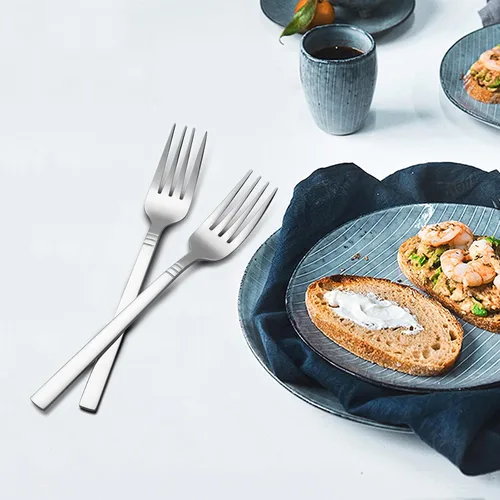 Miniatura 8 de Morcte Tenedor de postre de acero inoxidable, juego de 12