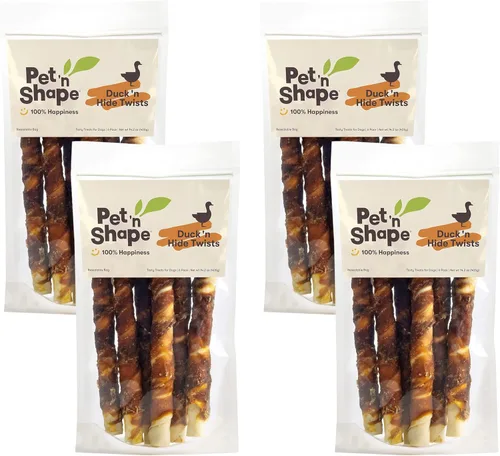 Miniatura 12 de Pet 'n Shape Chik 'n Hide Twist - Golosinas naturales envueltas en pollo para perros, grandes, 6
