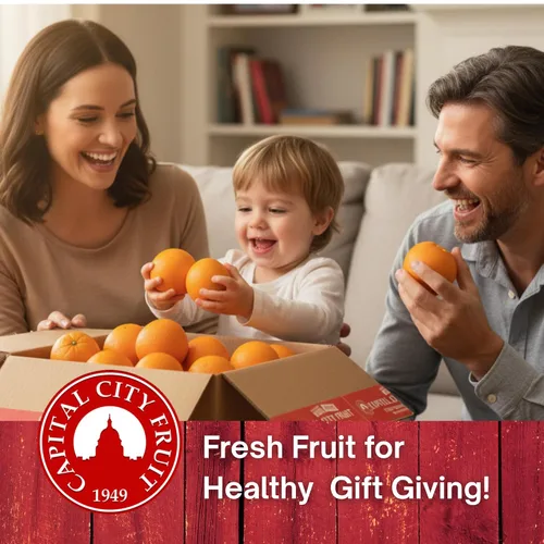 Miniatura 4 de Capital City Fruit Gourmet - Caja de regalo de fruta fresca Regalo para vacaciones, agradecimiento, mejorate Caja de regalo de condolencias