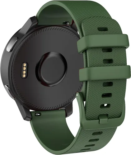 OVERSTEP Vivoactive 4 - Correa de silicona suave de 0.866 pulgadas para Garmin Darth Vader/First Avenger/Polar Vantage M/Samsung Galaxy Watch 3