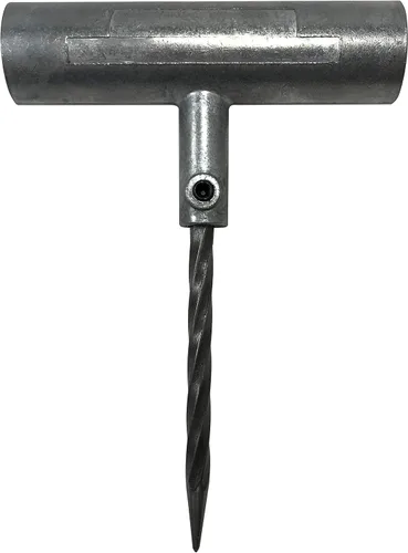 Miniatura 2 de Herramienta de reparación de tapón de neumático con mango en T de aluminio - Aguja de sonda espiral de acero reemplazable