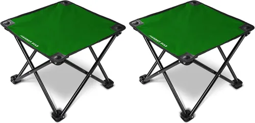 Miniatura 10 de Forbidden Road Taburete de camping portátil para senderismo, pesca, mochilero, playa, viajes, capacidad de 220 libras (negro, 14.17 x 11.8 pulgadas)