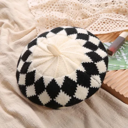 Miniatura 6 de Gorros de boina de perlas para bebés y niñas, sombreros de lana para fiesta de bebé, sombreros de primavera y verano, accesorios para bebés de 2 a 6