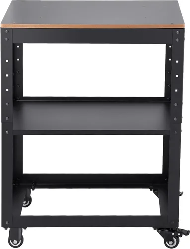 Miniatura 9 de VEVOR Soporte para cepilladora, cargas pesadas de 100 lbs / 45 kg, mesa de cepilladora de espesor ajustable en altura de tres marchas, con 4 ruedas