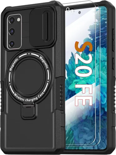 Miniatura 61 de Funda magnética para Samsung Galaxy Note 20 Ultra con soporte de anillo [con protector de pantalla] [Compatible con carga inalámbrica MagSafe] Funda