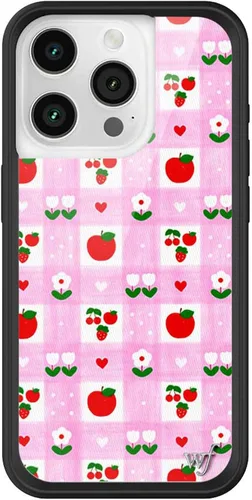 Miniatura 60 de Wildflower - Fundas compatibles con Apple iPhone 15 Pro Protector de goma negro, certificado de prueba de caída de 4 pies, propiedad de mujeres