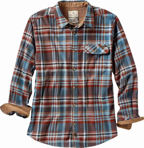 Miniatura 58 de Legendary Whitetails Camisa de franela de manga larga con botones para hombre, 100% algodón