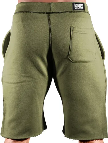 Miniatura 4 de Monsta Clothing Co. - Pantalones cortos para entrenamiento de culturismo (MC-CrestFlag)