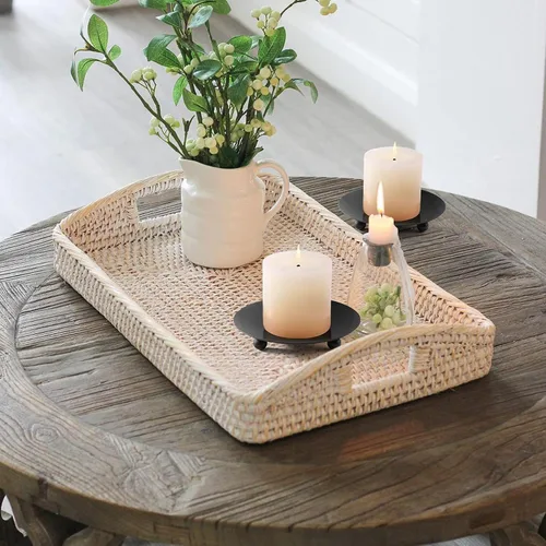 Miniatura 5 de 2 portavelas para velas de pilar, portavelas de metal, platos de vela para Halloween, Navidad, bodas, comedor y decoración del hogar (negro)