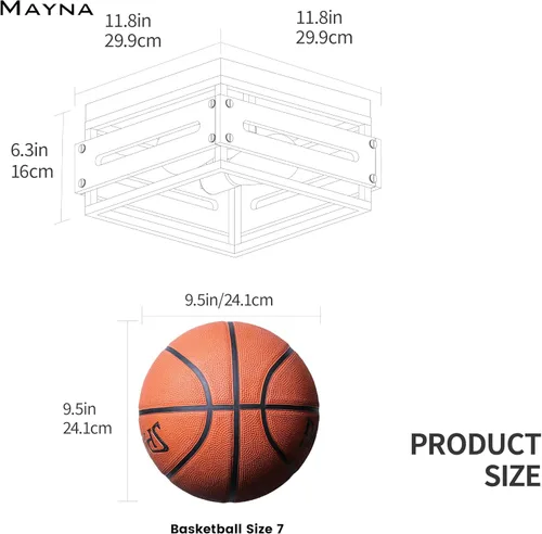 Miniatura 6 de MAYNA Lámpara de techo de granja, lámpara de techo rústica de 2 luces con montaje empotrado de metal y madera, accesorios de iluminación de pasillo
