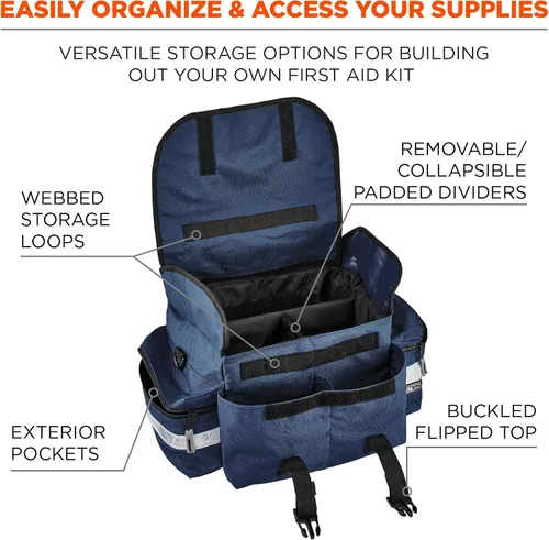 Miniatura 3 de Ergodyne Arsenal 5210 13417 - Bolsa para trauma, color azul, tamaño pequeño