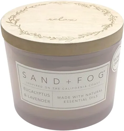 Miniatura 63 de Sand + Fog Vela aromática - Calabaza y Clavo – Fragancias y tamaños adicionales – Mecha 100% de algodón sin plomo - Velas de lujo en tarro