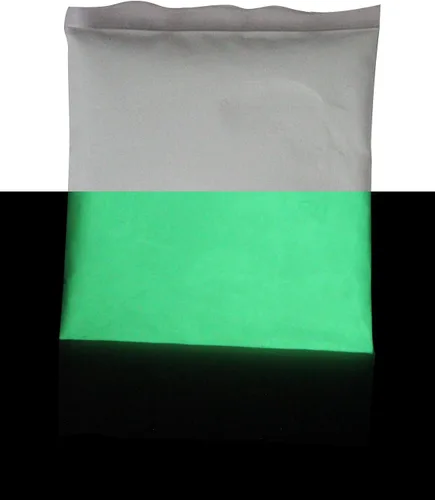 Miniatura 10 de Polvo de pigmento fluorescente de aluminio de estroncio invisible neutro que brilla en la oscuridad, luz negra UV libre de polvo