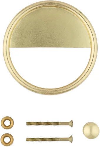 Miniatura 5 de National Hardware N336-702 Cooper - Aldaba para puerta, oro cepillado