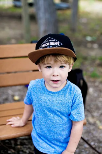 Miniatura 8 de Born to Love - Gorra de béisbol para niño y bebé con visera, en color blanco y azul