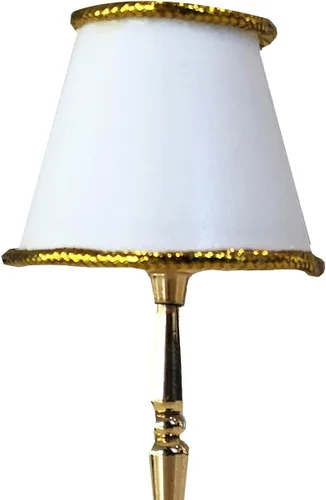 Miniatura 5 de Lámpara de pie en miniatura para casa de muñecas, luz LED que funciona con pilas, accesorio funcional para muebles de casa de muñecas