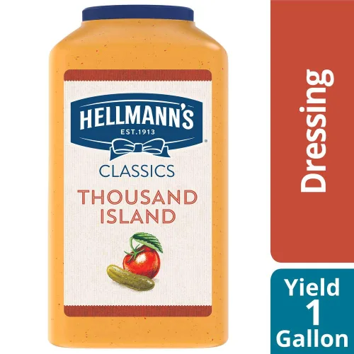 Miniatura 4 de Hellmann's Classics Thousand Island - Jarra de aderezo de ensalada sin gluten, sin sabores artificiales, jarabe de maíz con alto contenido